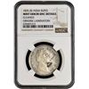 Image 3 : Lamination Error NGC UNC Graded Silver One Rupee Coin of Bombay Mint of King William IIII of 1835.