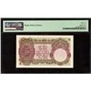 Image 2 : Very Rare PMG 55 Graded Five Rupees Banknote of King George V Signed by J W Kelly of 1934.