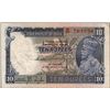 Image 1 : Rare Ten Rupees Banknote of British India of King George V Signed by J B Taylor of 1935.