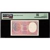 Image 2 : Rare PMG 64 Graded Two Rupees Banknote of British India of King George VI Signed by C D Deshmukh of 