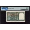 Image 2 : Rare PMG Graded 53 About Uncirculated Five Rupees Banknote of King George VI Signed by C D Deshmukh 