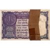 Image 2 : Rare One Rupee Banknotes Bundle Signed by L K Jha of Republic India of 1957
