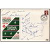 Image 1 : Very Rare Beautiful Autographed Cover of England Cricket Team of 1976