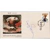Image 1 : Rare Autographed First Day Cover of 1991 Celebrating World Peace with Pictorial Cancellation