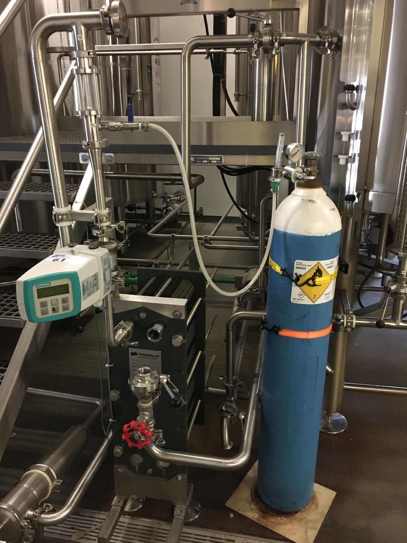 Thermaline Riser ** THERMALINE HEAT EXCHANGER SYSTEM WITH SIEMENS DIGITAL DISPLAY *TANK ...
