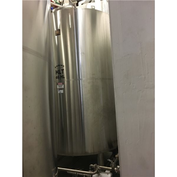 ** NSI MODEL HLT-40B S/S COMMERCIAL BREWERY MASH TANK (HLT 46HL)- CAPACITY LITRES 4690