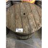 Image 2 : WOODEN BARREL CASK COUNTER HEIGHT PUB TABLE