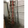 Image 1 : *LD*3 LADDERS- 9FT WOODEN STEP LADDER, 7FT WOODEN STEP LADDER AND 16FT ALUMINUM EXTENSION LADDER