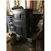 Image 2 : APPROX.12 RUBBERMAID STORAGE BINS W/LIDS, 4 CONTAINERS LACTIC ACID AND 4 MINI KEGS