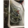 Image 2 : PORTABLE 2 TAP S/S BEER COOLER WITH COOLING COILS, HOSES AND GAUGES