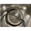 Image 2 : MARCHISIO SMALL 15" DIAMETER 50L STAINLESS STEEL COMMERCIAL WINE / BEER MAKING MASH TANK WITH FEET