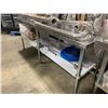 Image 2 : THORINOX 2 TIER STAINLESS STEEL 84"W X 30"D X 34"H COMMERCIAL PREPARATION TABLE