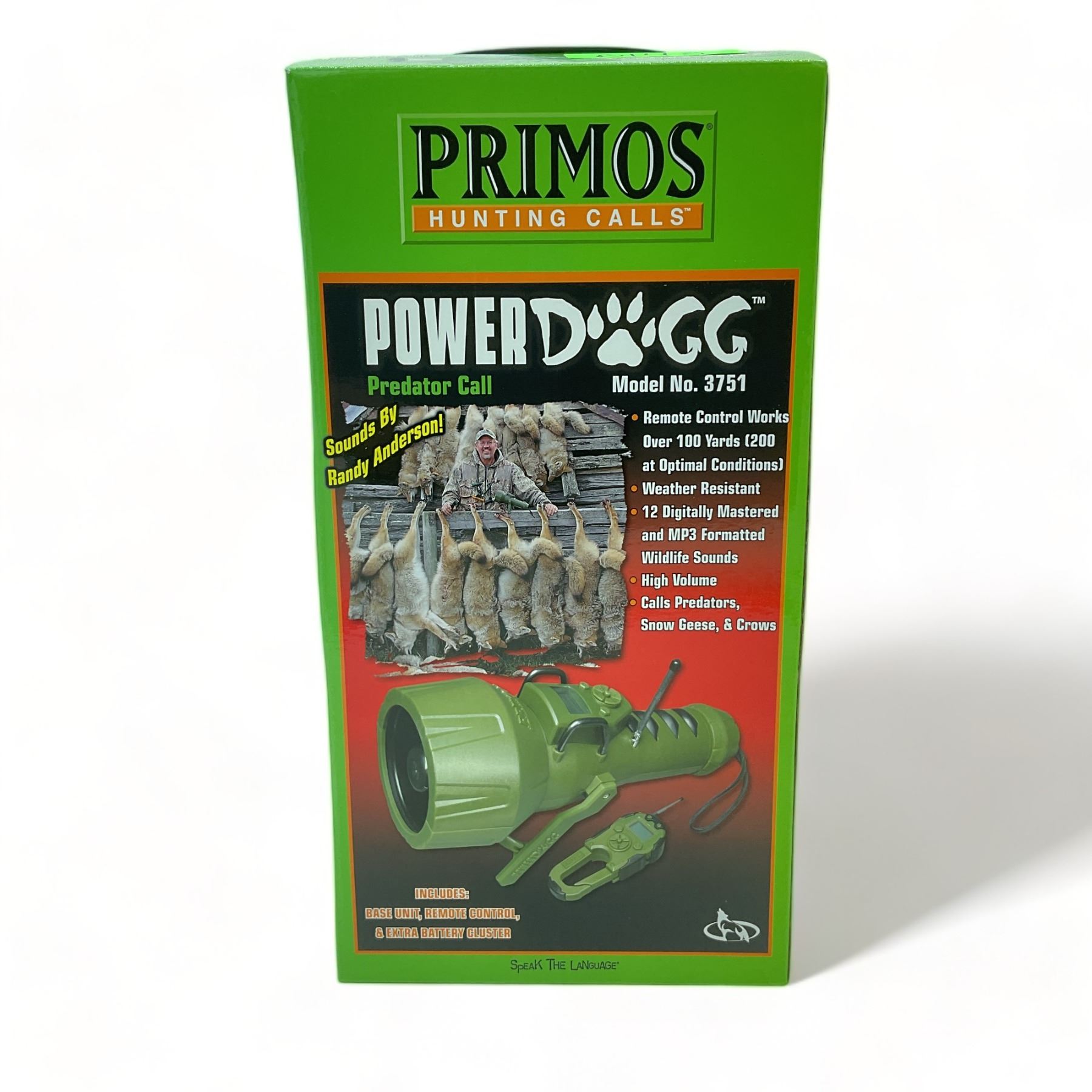 Primos Power Dogg Remote Control Predator Call, New