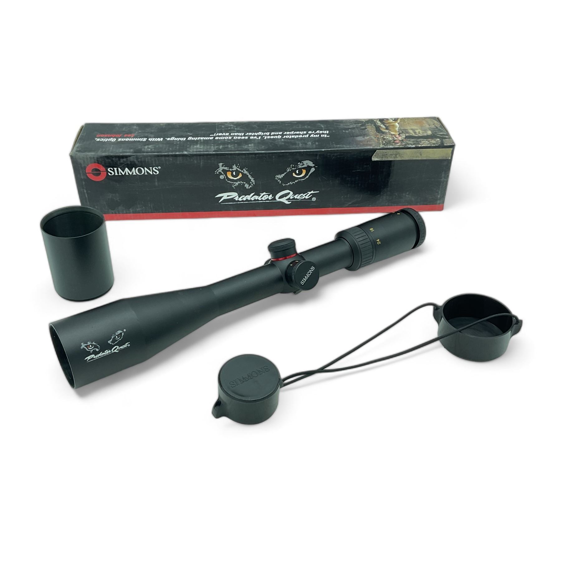 Simmons Predator Quest 6 - 24X 50 mm Rifle Scope with Truplex Reticle
