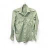 Image 2 : Canadian Forces Green Shirt, Neck 15 1/2" Size 38, Canadian Army Long Sleeved Shirt Size XL