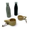 Image 1 : Water Bottles, Swedish Style Wooden Cups X 2