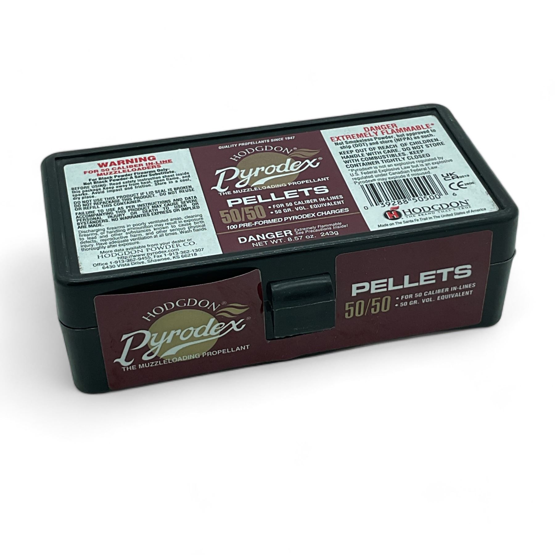 Hodgdon Pyrodex 50/50 Muzzleloading Preformed Charges, 100 Qty