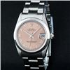 Image 1 : Rolex Stainless Steel Midsize Salmon Roman Smooth Bezel Datejust 31MM