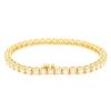 Image 2 : 11.53 ctw Diamond Tennis Bracelet - 14KT Yellow Gold