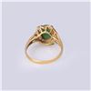 Image 4 : 18K Yellow Gold Jadeite Ring