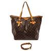 Image 1 : Louis Vuitton Brown Monogram Palermo GM Tote Bag