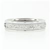 Image 4 : Scott Kay Solid 950 Platinum Fancy Textured Milgrain 5.9mm Comfort Fit Band Ring