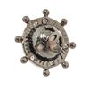 Image 6 : Chanel Silver Ship Wheel Stud Earring