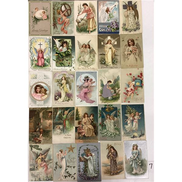 Holiday Angel Greeting Postcards 90+