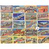 Image 1 : Large Letter Linen Postcards 100+