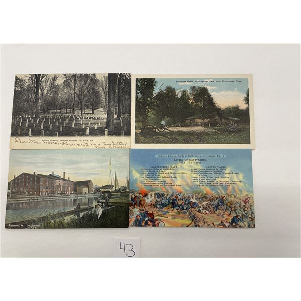 Civil War 100+ Postcards