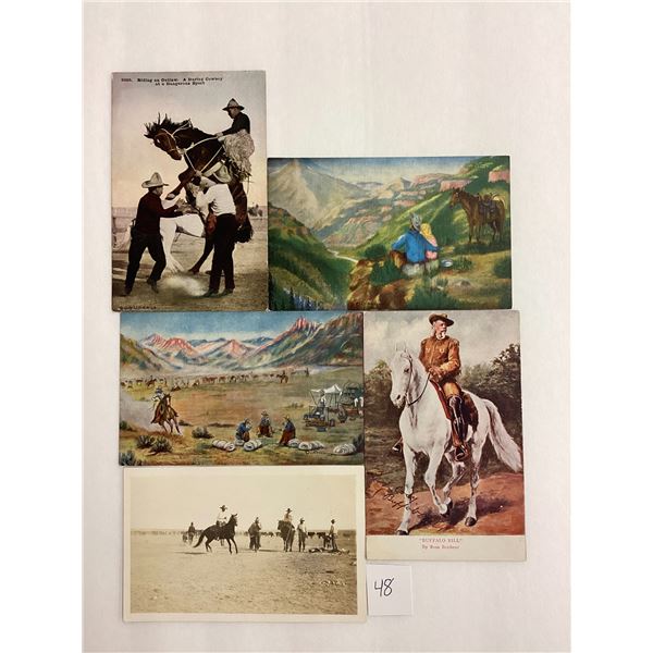 Western - Cowboy Postcards 75