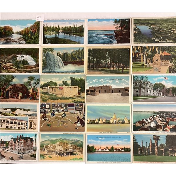 American Indian 220 Postcards