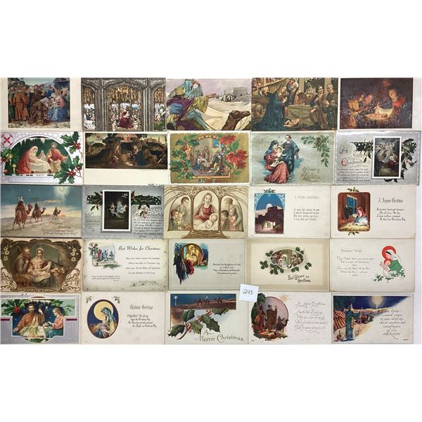 Nativity Scene Holiday Greeting Postcards 60+