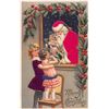 Image 1 : Silk Santa Claus Christmas Postcards 6