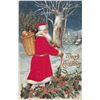 Image 2 : Silk Santa Claus Christmas Postcards 6