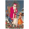 Image 3 : Silk Santa Claus Christmas Postcards 6