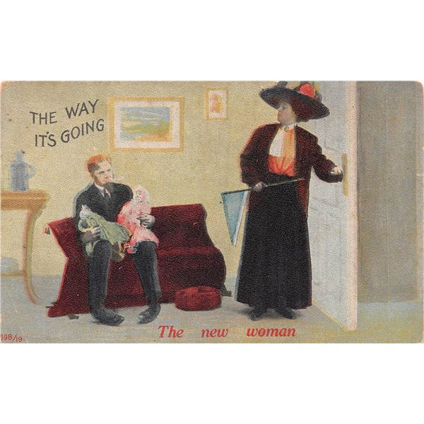 4 Suffrage Greeting Postcards