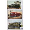 Image 2 : Transportation - 7 Early Trolley Street Car Postcards