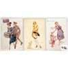 Image 2 : Sager Ladies Art Nouveau Postcards 8 Cards