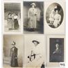 Image 1 : Real Photo Postcards of Men & Women with Hats 18 Postcards