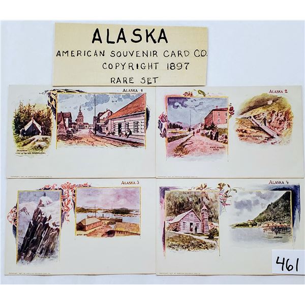 Alaska Souvenir Card Co. Early Postcard Set of 12