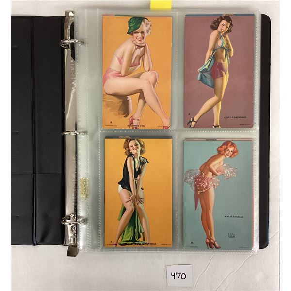 Hotcha Set of 65 Mutoscope Pin Up Girl Arcade Card Album