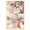 Image 2 : Set of the 12 Months Art Nouveau by Mauzan Angel Postcards