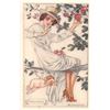 Image 2 : Set of the 12 Months Art Nouveau by Mauzan Angel Postcards