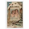 Image 2 : Novelty - Mechanical Window Angels & Santa Clause Christmas Holiday Postcard