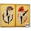 Image 2 : 5 Art Nouveau Can Can Dancing Lady Postcards