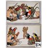 Image 2 : Dressed Animals European Political Satire Pre WWI M. Jnifron 6 Postcards