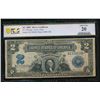 Image 1 : 1899 $2 Mini Porthole Silver Certificate PCGS 20