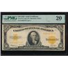 Image 1 : 1922 $10 Gold Certificate PMG 20