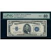 Image 1 : 1934D $5 STAR Silver Certificate PMG 40